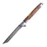 Flipper Folding Knife With Stainless Steel Blade And Rosewood Handle 0