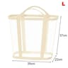 Nylon Mesh Laundry Basket With Handle Foldable Portable Clothes Organizer 3