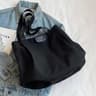Large Capacity Canvas Tote Bag For College And Commuting 0