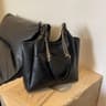 Retro Tote Bag With Adjustable Shoulder Strap And Zip Closure 0