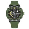 Men Quartz Watch With Three Subdials SixHand Dial And Waterproof Sporty Design 4