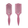 Openwork Curling Comb With Wheat Material And Scalp Massage Design 2