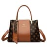 Printed Synthetic Leather Crossbody Handbag With Multiple Compartments 5