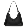 Glossy PU Shoulder Bag With Tassel And Zipper Closure 1