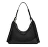 Glossy PU Shoulder Bag With Tassel And Zipper Closure 0