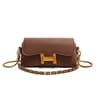 Small Square Crossbody Shoulder Bag With Adjustable Chain Strap 2