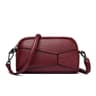 Soft Leather Crossbody Bag With DoubleLayer Zipper 3