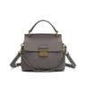 Extra Large Genuine Cowhide Leather Tote Bag With Plaid Design And Chain Strap 2