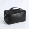 Large Capacity Waterproof Leather Makeup Bag For Travel And Toiletry Storage 0