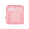 Square Mesh Cosmetic Bag With Zipper For Makeup And Small Essentials 1