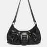 Womens Vintage Y2K Leather Shoulder Bag Retro Small Handbag 2