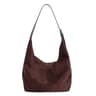 Women Suede Matte Hobo Bag With Vintage Crossbody Tote Design 3