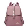 Womens Vintage Leather Backpack Large Capacity School Bag And Travel Rucksack 3