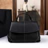 Retro Solid Color Shoulder Crossbody Handbag For Everyday Commuting 0