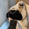 Women Retro Evening Clutch Purse With Chain Strap And Clip Closure 0