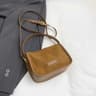 Faux Suede Shoulder Bag With Adjustable Strap Lightweight Pillow Crossbody Bag 1