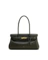 Compact Underarm Shoulder Bag With Handheld Design And Modern Stick Bag Accent 1