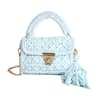Womens Crochet Shoulder Bag Handmade Woven Large Capacity Beach Tote 5
