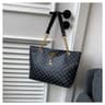 Womens Large Capacity Printed Tote Bag With Shoulder Strap For Everyday Use 0