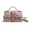 Womens Butterfly Crossbody Bag With PU Leather And Canvas Patchwork 1
