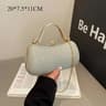 Women Sparkling Box Shoulder Bag With Chain Strap 4