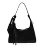 Womens Patchwork Shoulder Bag PU Leather And Faux Suede Crossbody Hobo Handbag 1