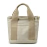 Canvas Bucket Tote Bag With Zipper And Shoulder Strap 3