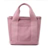 Canvas Bucket Tote Bag With Zipper And Shoulder Strap 0