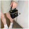 Mini Square Chain Crossbody Handbag With Short Top Handle 2