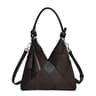 Women HandWoven Crossbody Bag Retro Minimalist Synthetic Leather Shoulder Purse 3