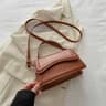 Retro Crossbody Bag For Women Small PU Leather Shoulder Purse With Magnetic Snap Closure 2