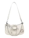 PU Leather Shoulder Bag For Women With Vintage Metal Chain Strap 2