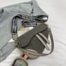 Womens Vintage Leather Saddle Crossbody Bag With MultiCompartment Storage 2