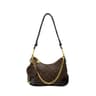 Womens Retro Letter Print Shoulder Bag Classic Casual Tote Handbag 1