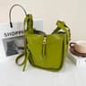 Women PU Leather Hammock Shoulder Bag And Crossbody Handbag 4
