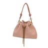 Chain Bucket Shoulder Bag With Drawstring Closure And Crossbody Style 0