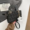 Women Diamond Grid Crossbody Shoulder Bag Lightweight PU Casual Handbag 1