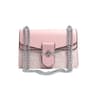 Womens Printed Square Crossbody Bag With Chain Shoulder Strap 2