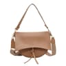 Women Retro Saddle Crossbody Bag With Adjustable Strap  Solid Color Commuter Purse 1