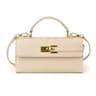 Womens Woven Pattern Crossbody Bag Lightweight PU Square Shoulder Handbag 3