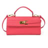 Womens Woven Pattern Crossbody Bag Lightweight PU Square Shoulder Handbag 0