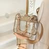 Clear PVC Crossbody Bag For Women With Chain Strap Small Jelly Purse 3