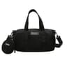 Women Nylon Boston Bag With Top Handle And Crossbody Shoulder Strap 2
