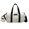 Women Nylon Boston Bag With Top Handle And Crossbody Shoulder Strap 3