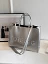 Large Capacity Tote Bag With Letter Print For Women Crossbody Shoulder Handbag 1