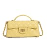 Womens Leather Diamond Grid Crossbody Bag With Chain Strap 4