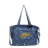 Large Capacity Denim Crossbody Bag For Students And Everyday Commuting 0
