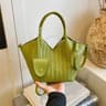 Women Large HandWoven Tote Bag With Shoulder And Crossbody Carry Options 4
