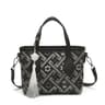Womens Embroidered Brocade Handbag With Shoulder And Crossbody Design 1