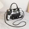 Womens Textured Gold Stone Pattern Crossbody Bag And Convertible Handbag 3